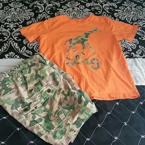 LRG shorts camo outfit