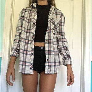 LA Hearts Long Sleeve Button Down