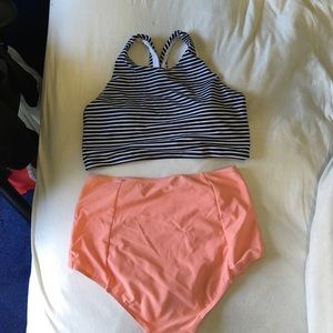 High waisted bikini set in XL