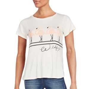 WILDFOX Dancing Flamingos Travelers Tee