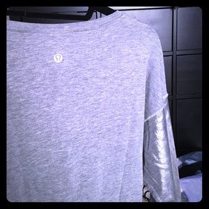 Lulu lemon new long sleeve grey shirt!