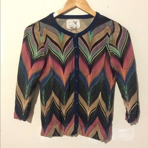 Anthropologie Tabitha knit 3/4 sleeve sweater
