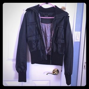 Black leather Jacket