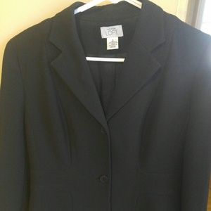Black Ann Taylor Loft blazer