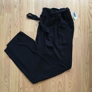 Old Navy || Front Tie Straight Leg Pants || XL