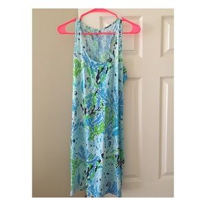 Lilly Pulitzer Spa Blue Let's Cha Cha Dress