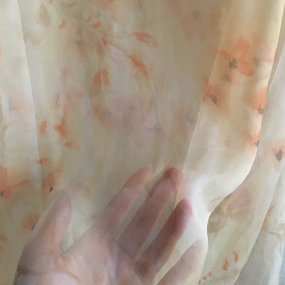 OOAK Cecilia Fadul 100% Silk Sheer Dress or Top - Picture 4 of 8