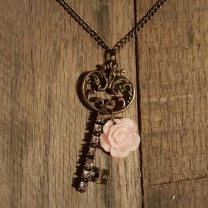 Skeleton key necklaces