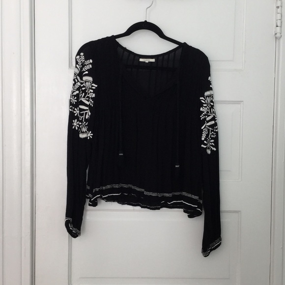 Slightly Frayed Flowy Top