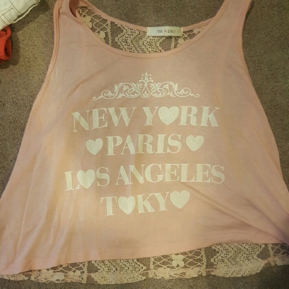Lace tanktop!