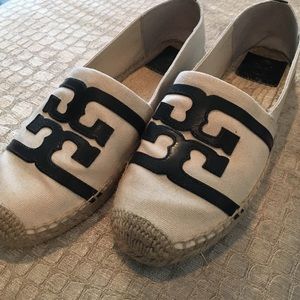 Tory Burch espadrilles.