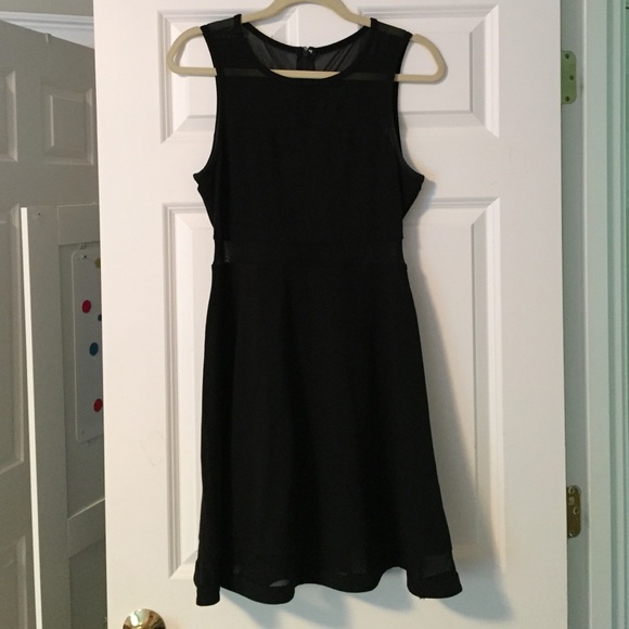 Black Skater-Skirt Dress