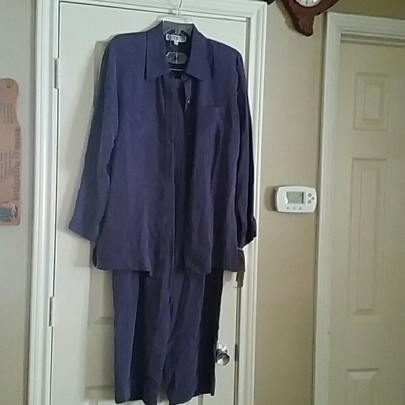 2 peice dressy pant & button up shirt outfit