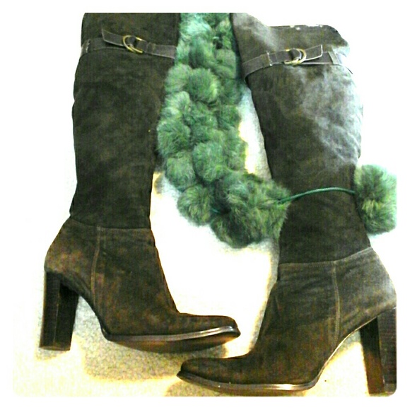 Shoes - TALL SUEDE BOOTS