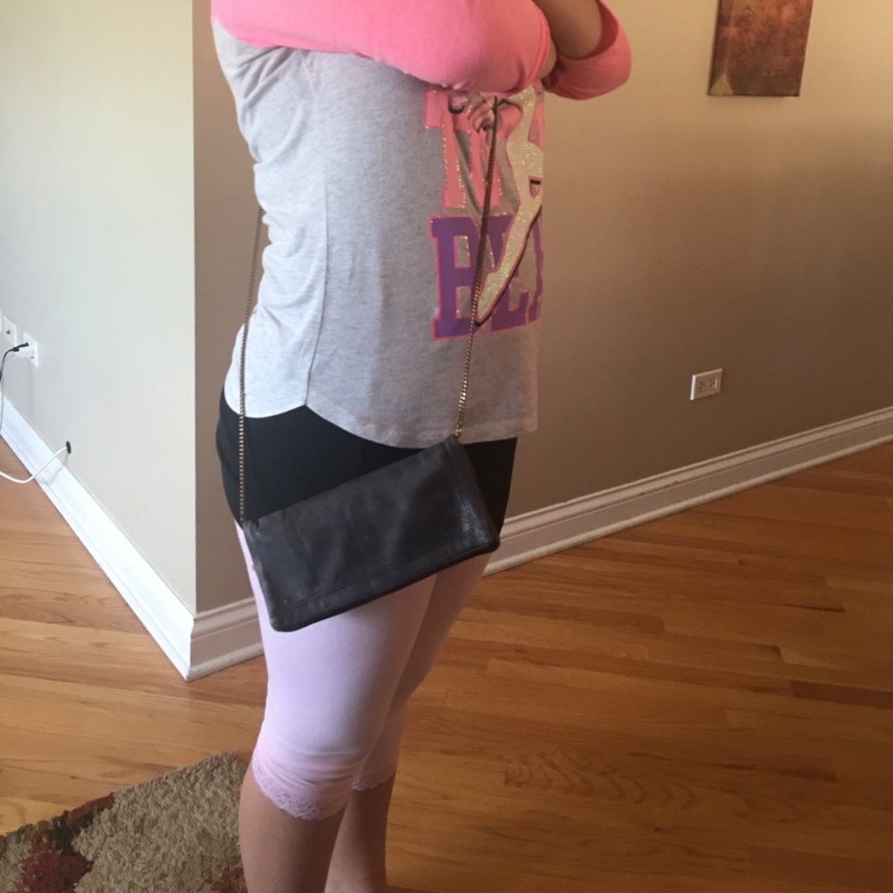 Nw BDG Sheep leather crossbody wallet