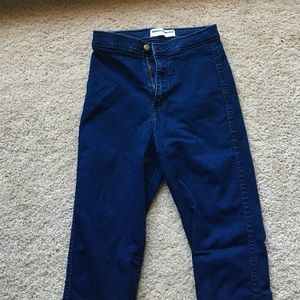 American apparel high wasted jeans