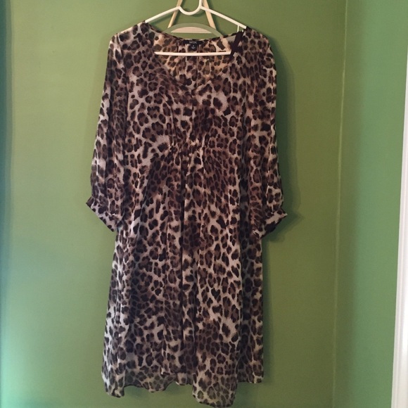 Leopard print dress