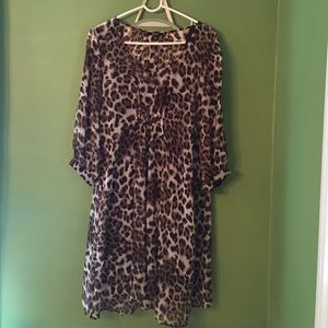 Leopard print dress