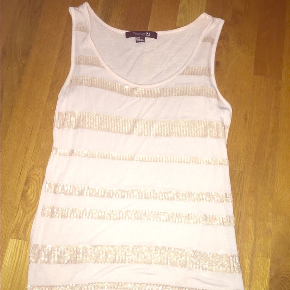 Pink Striped Tank