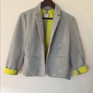 Contrast sleeve soft blazer - The Academy Blazer