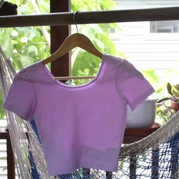 AA Lavender Crop Top