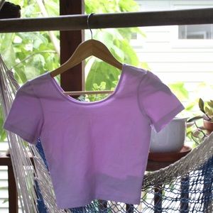 AA Lavender Crop Top