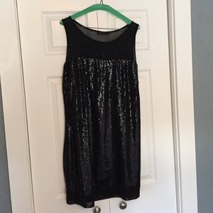 Black sequin cocktail dress- The Limited