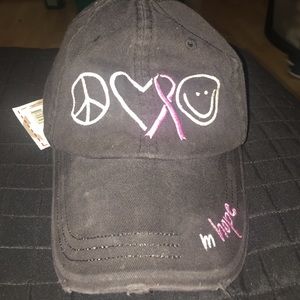 Peace love world baseball cap