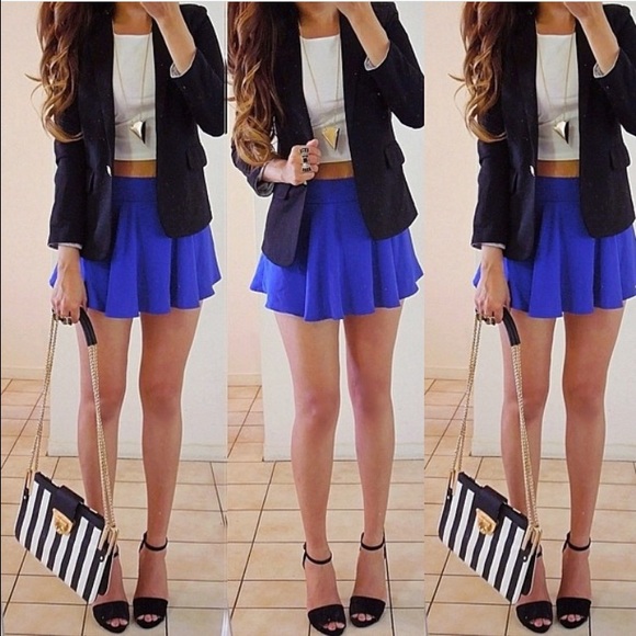 Royal blue shorts