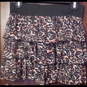 Cute patterned mini skirt