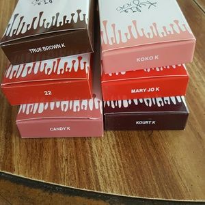 kylie lip kits unused, opened for pics