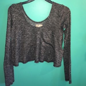 Hollister long sleeve crop top!!