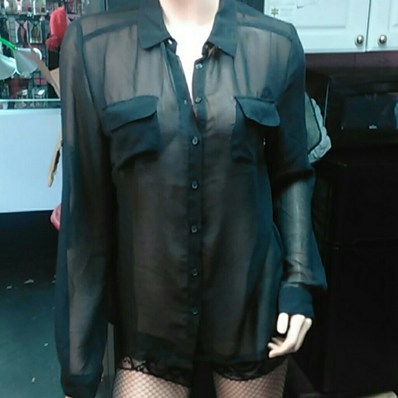 Sheer Black shirt