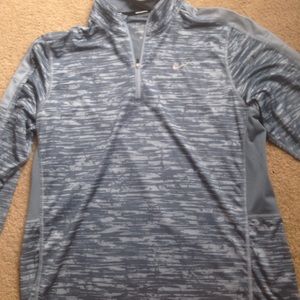 Grey scatter paint women's Nike pullover