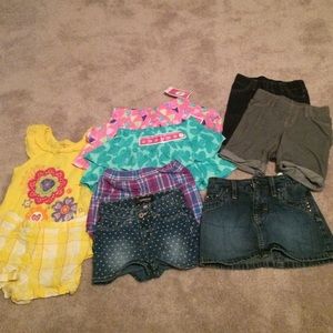 Lot of girls 5t shorts and skirts