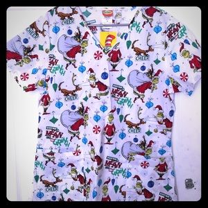 Scrub top size medium
