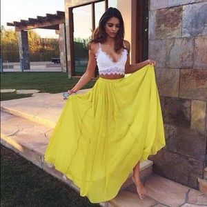 Lucy paris Skirts - NWT Mustard yellow maxi from Morninglavender.com Lucy paris Skirts - NWT Mustard yellow maxi from Morninglavender.com