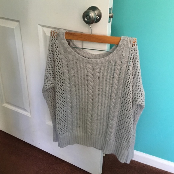 cable knit sweater
