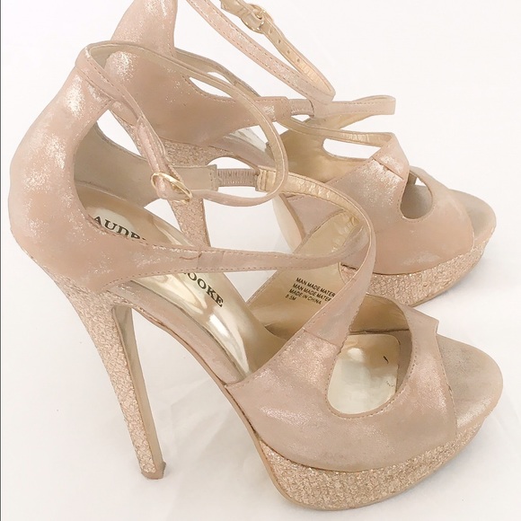 Gold Audrey Brooke Heels