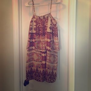 Tribal flounce dress