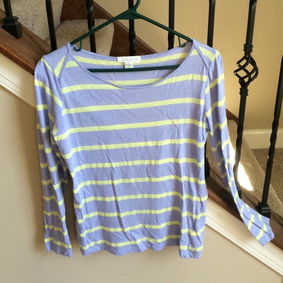 Long sleeve pastel colored shirt