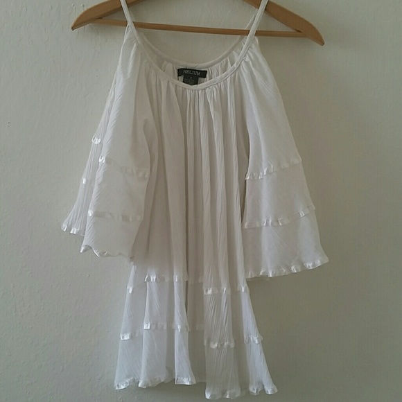 White boho top