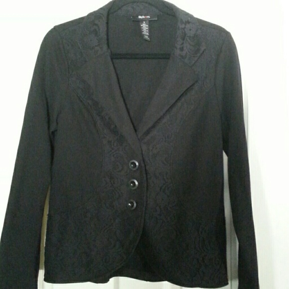 Style & Co Blk Jacket