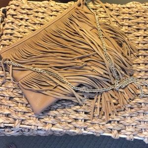 Fringe cross body bag
