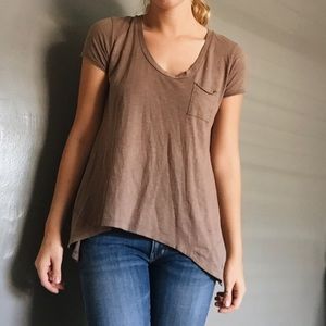Anthropologie Brown Top.