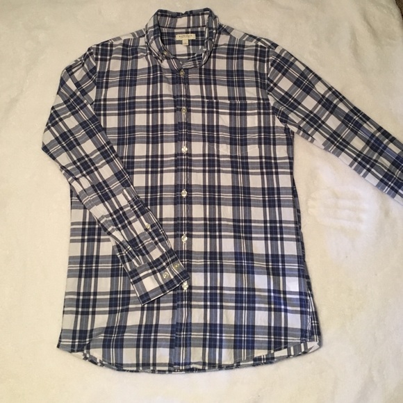 Long Sleeve Plaid Button Up