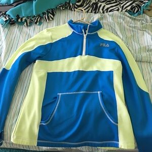 Fila half zip running jacket