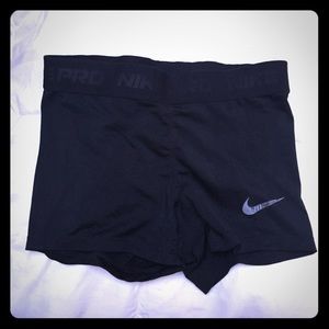 Nike workout shorts- heat gear size xs