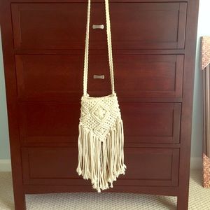 crochet crossbody bag