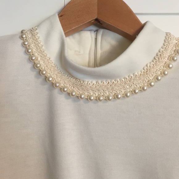 Vintage white cocktail dress - Picture 2 of 3